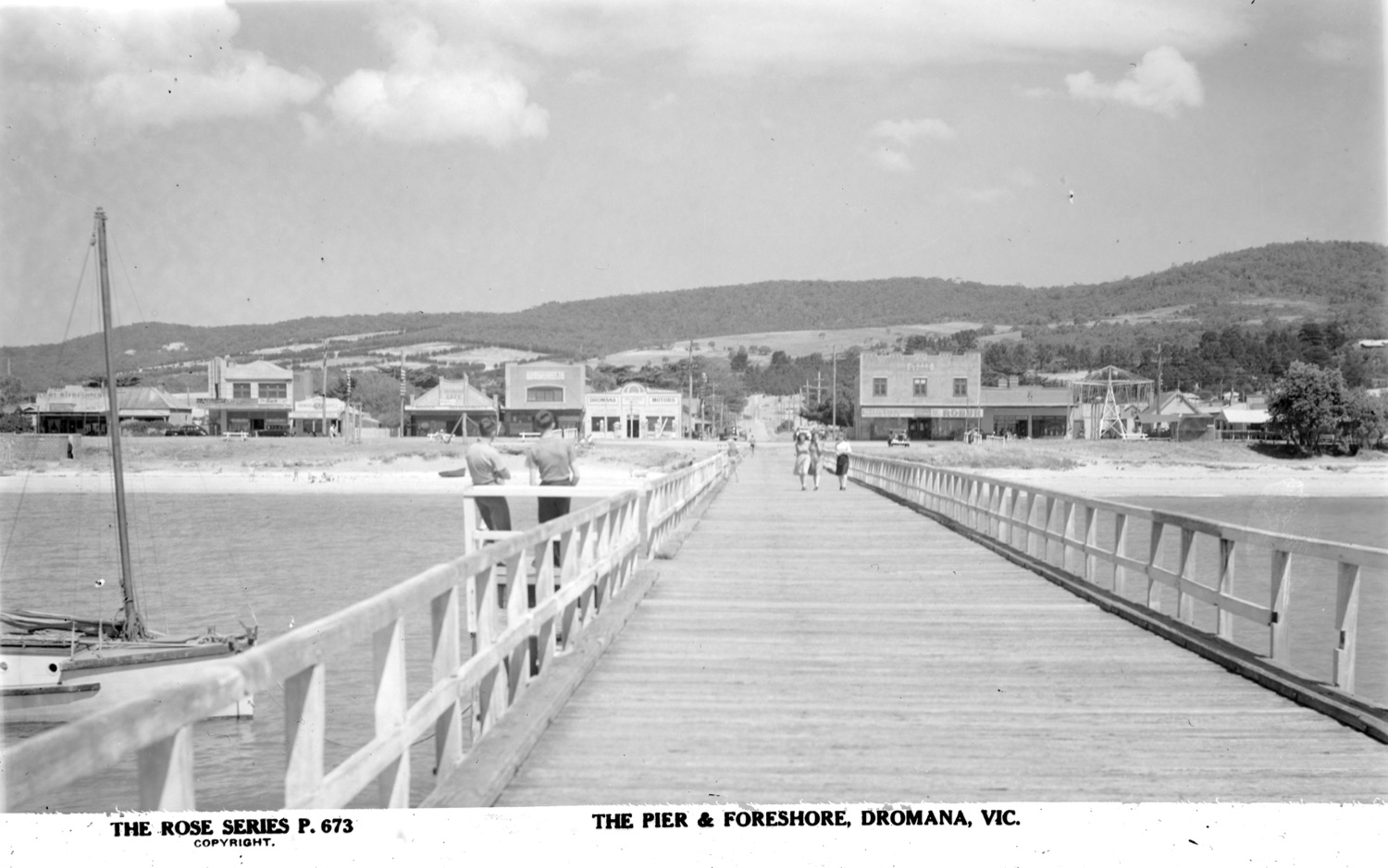Anon (1920) The Peir & Foreshore, Dromana, Vic.